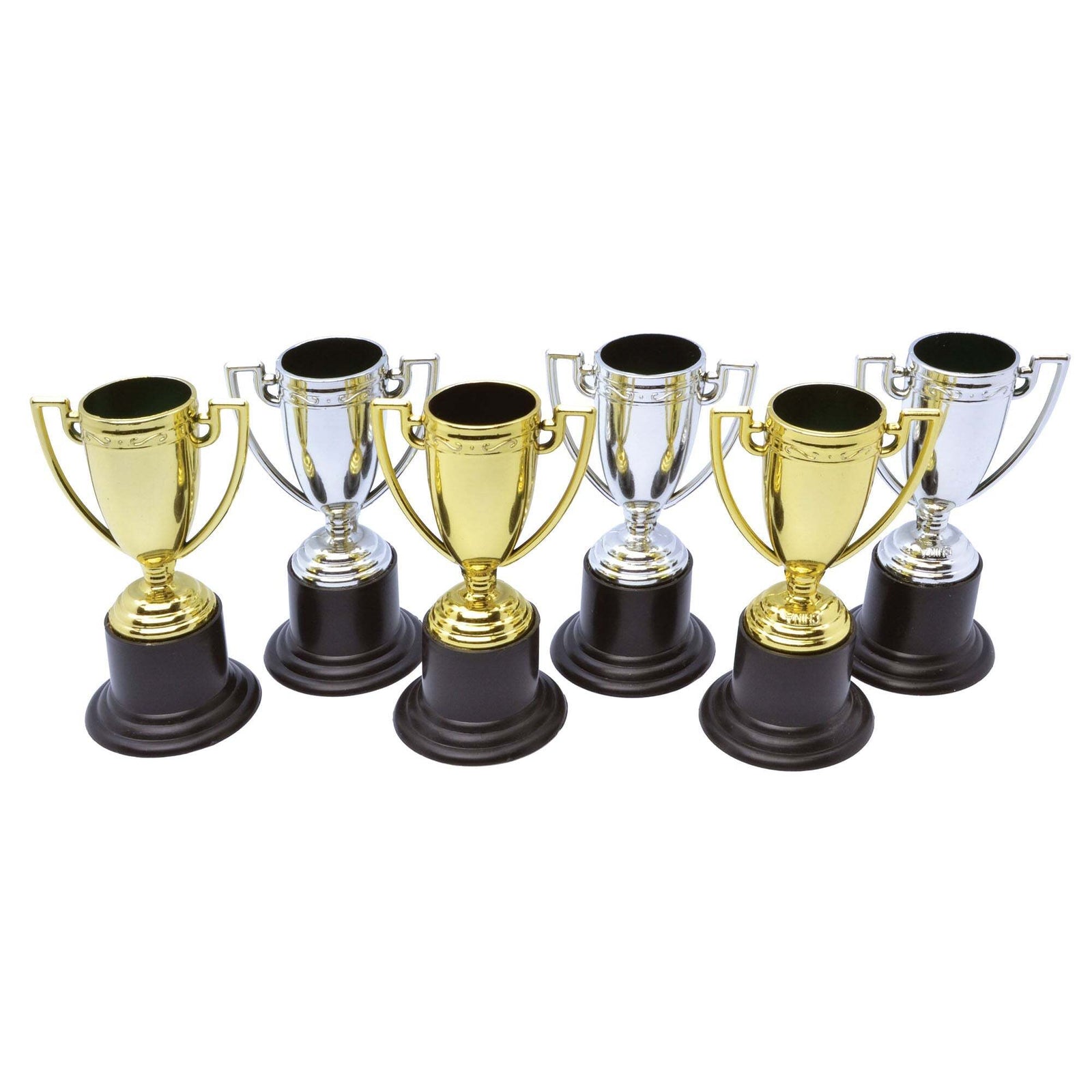 Winner Trophies with Stickers Pack of 6 1