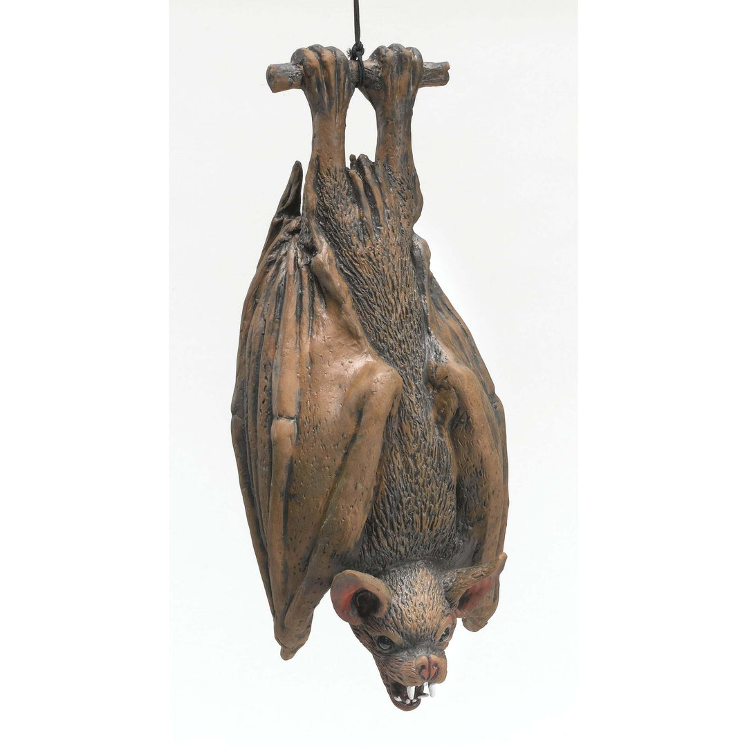 Hanging Bat 35cm Upside Down Halloween Prop 1