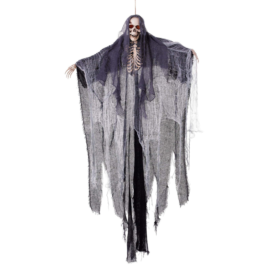 Light Up Skeleton with Shroud 122cm Halloween Prop 1