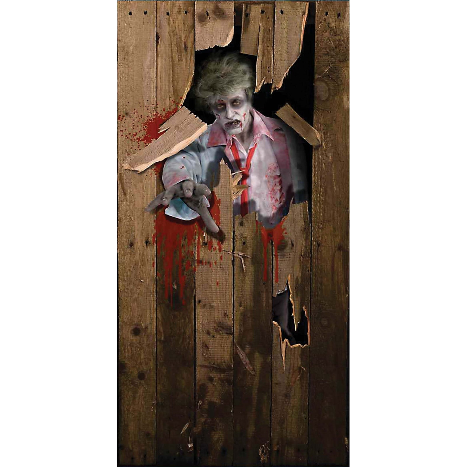 Halloween Door Poster 6ft X 3ft Zombie Decoration 1