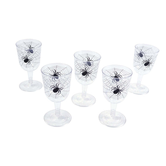 Spiderweb Goblet 6 Pieces in a Box Halloween Decoration 1