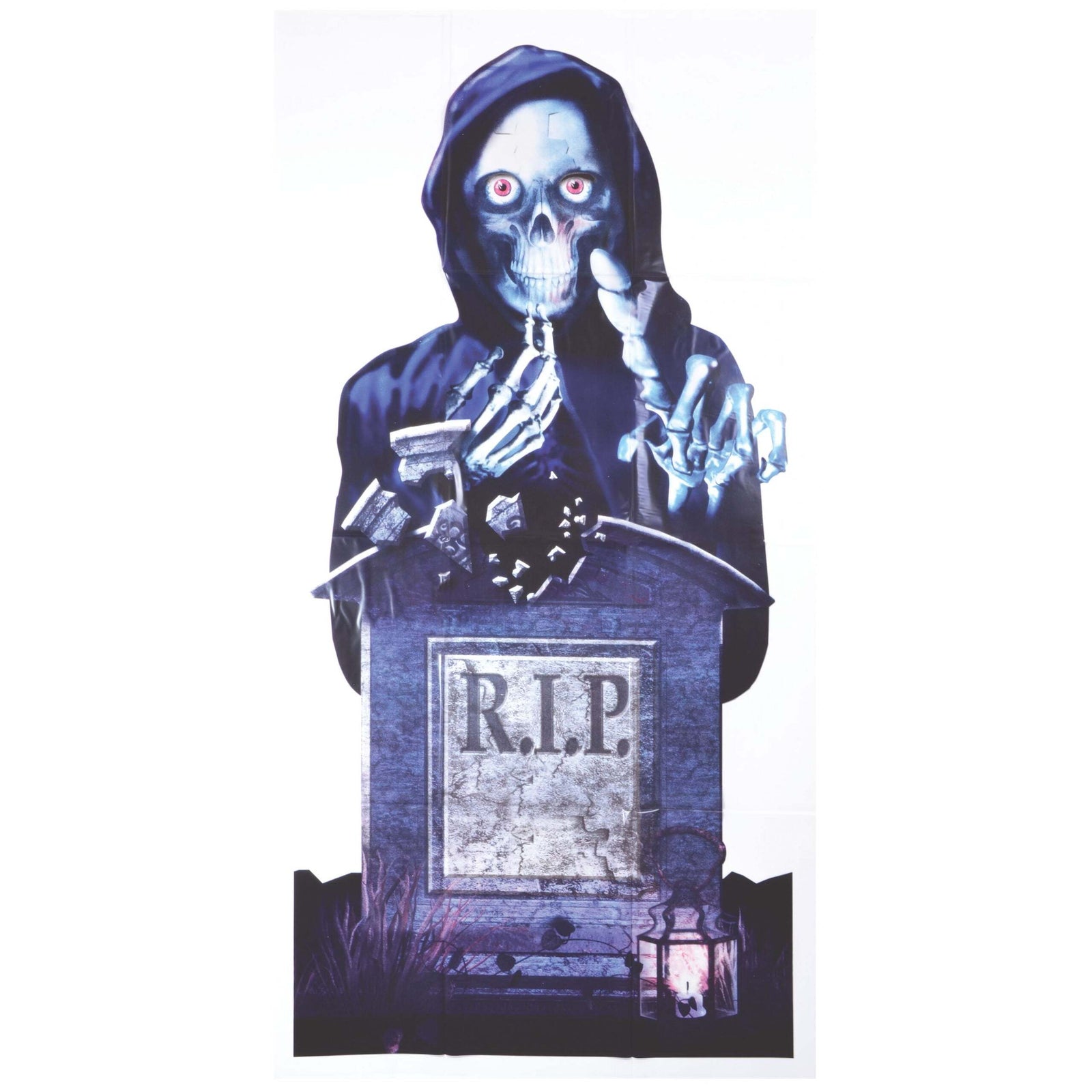 Rip Door Cover Halloween Rest in Peace 1