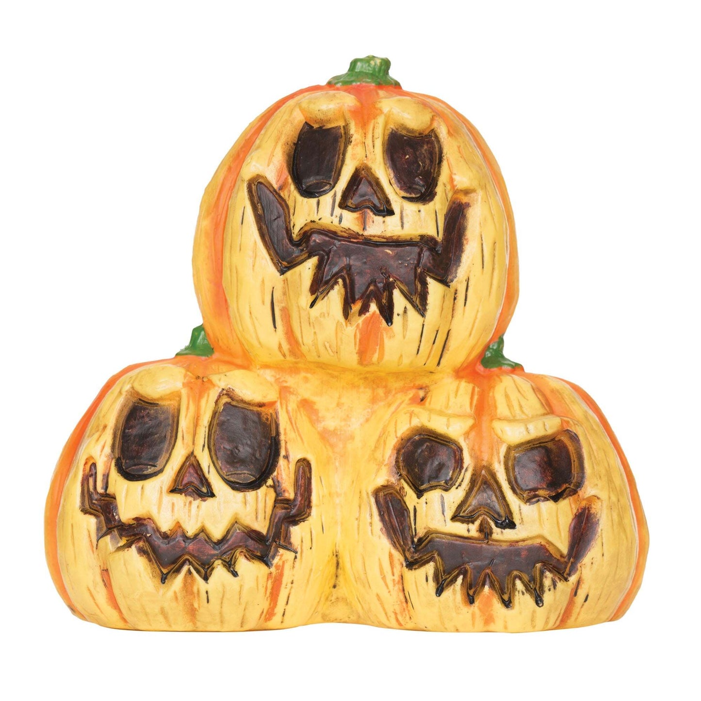 Light Up Pumpkin Trio With Sound Halloween Items Unisex 1