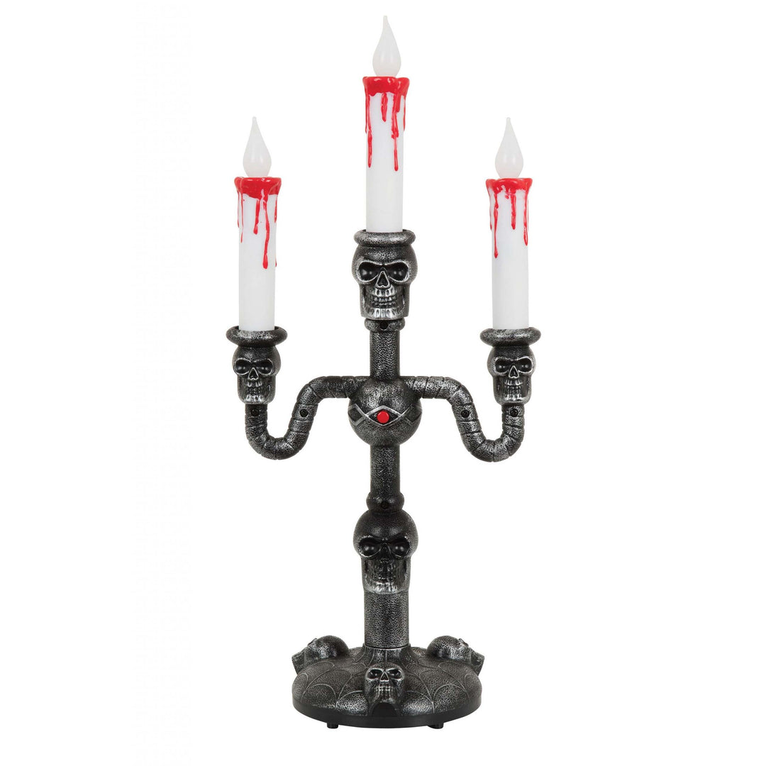 Horror Candelabra Baterry Operated Halloween Items Unisex 1