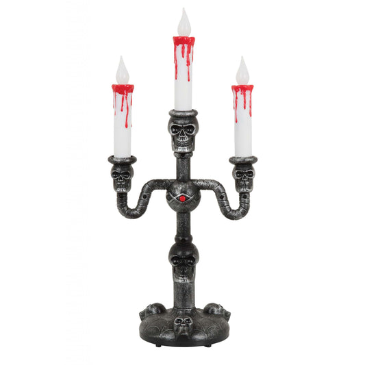 Horror Candelabra Baterry Operated Halloween Items Unisex 1