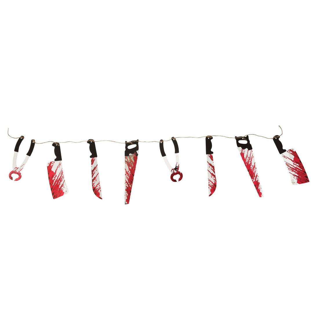 Bloody Weapon Garland 10pcs Halloween Items Unisex 1