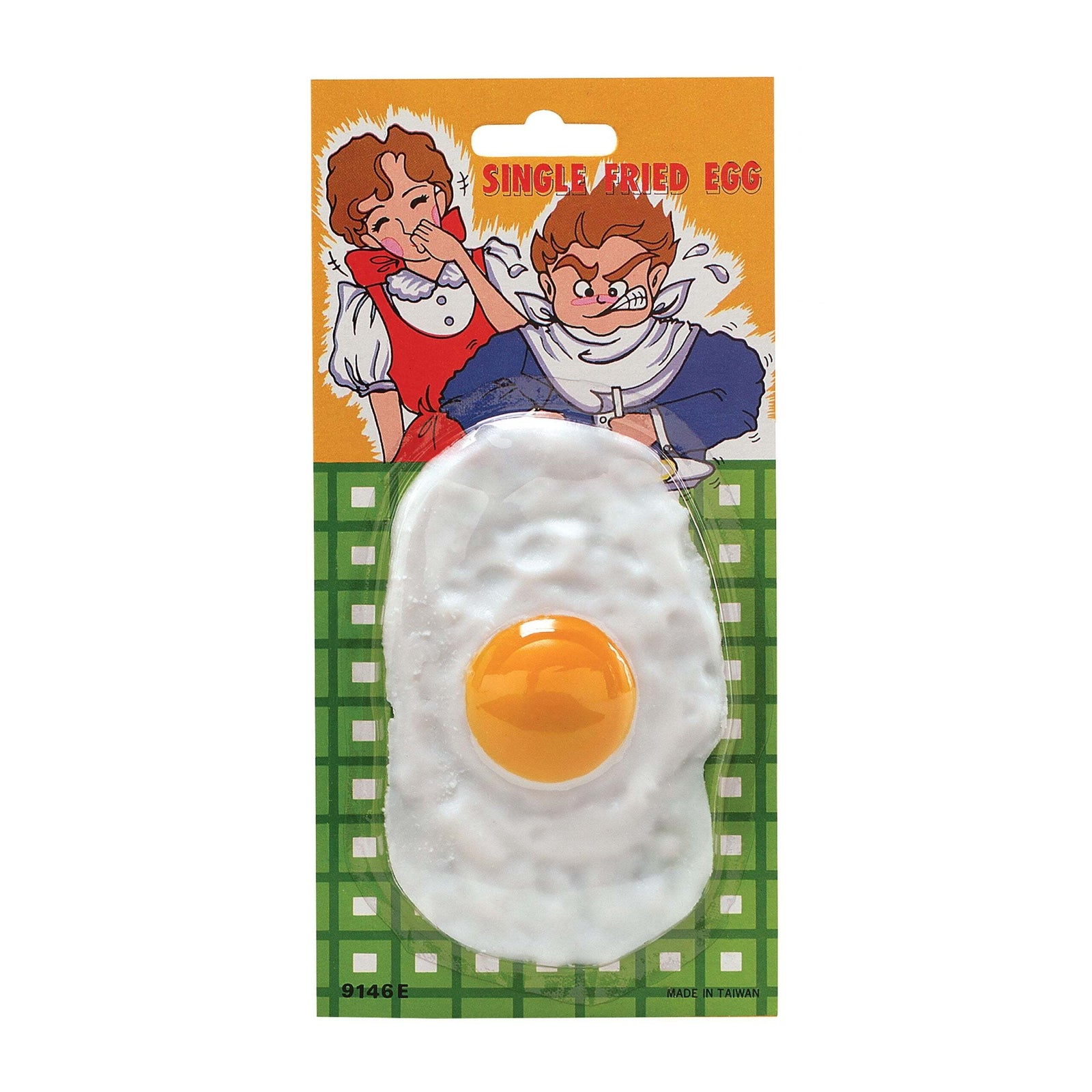 Fried Egg Blister Carded Imitation Food Unisex 1