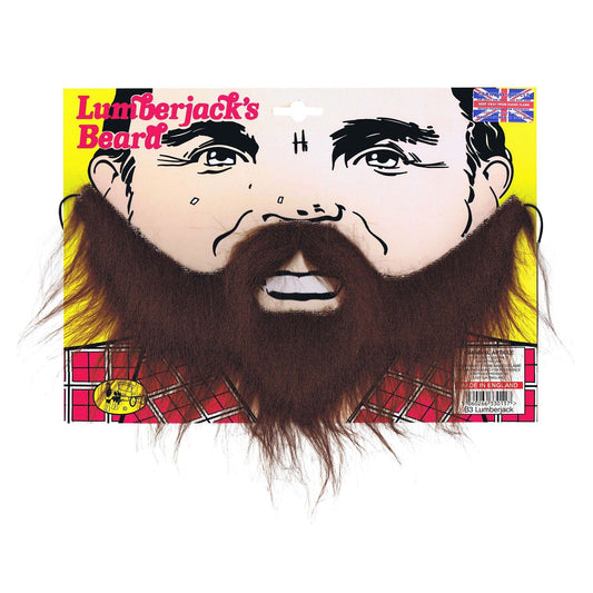 Lumberjack Beard Brown Accessory 1