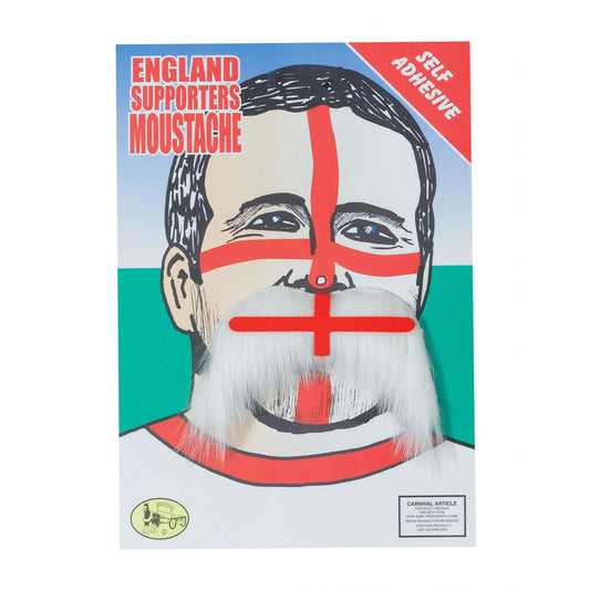Mens England Tash 70s Style Moustaches and Beards Male Halloween Costume 1