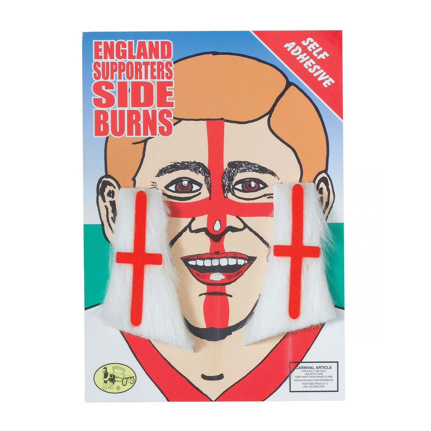 Mens England Sideburns Moustaches and Beards Male Halloween Costume 1