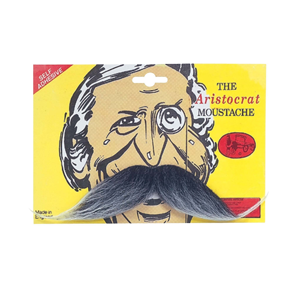 Mens Aristocrat Tash Grey Moustaches and Beards Male Halloween Costume 1