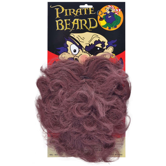 Pirate Beard Wavy Brown 1