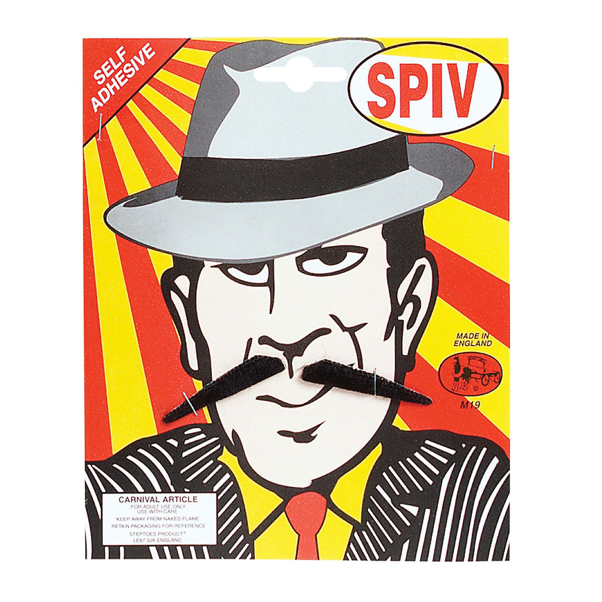 Mens Spiv Moustache Moustaches and Beards Male Halloween Costume 1