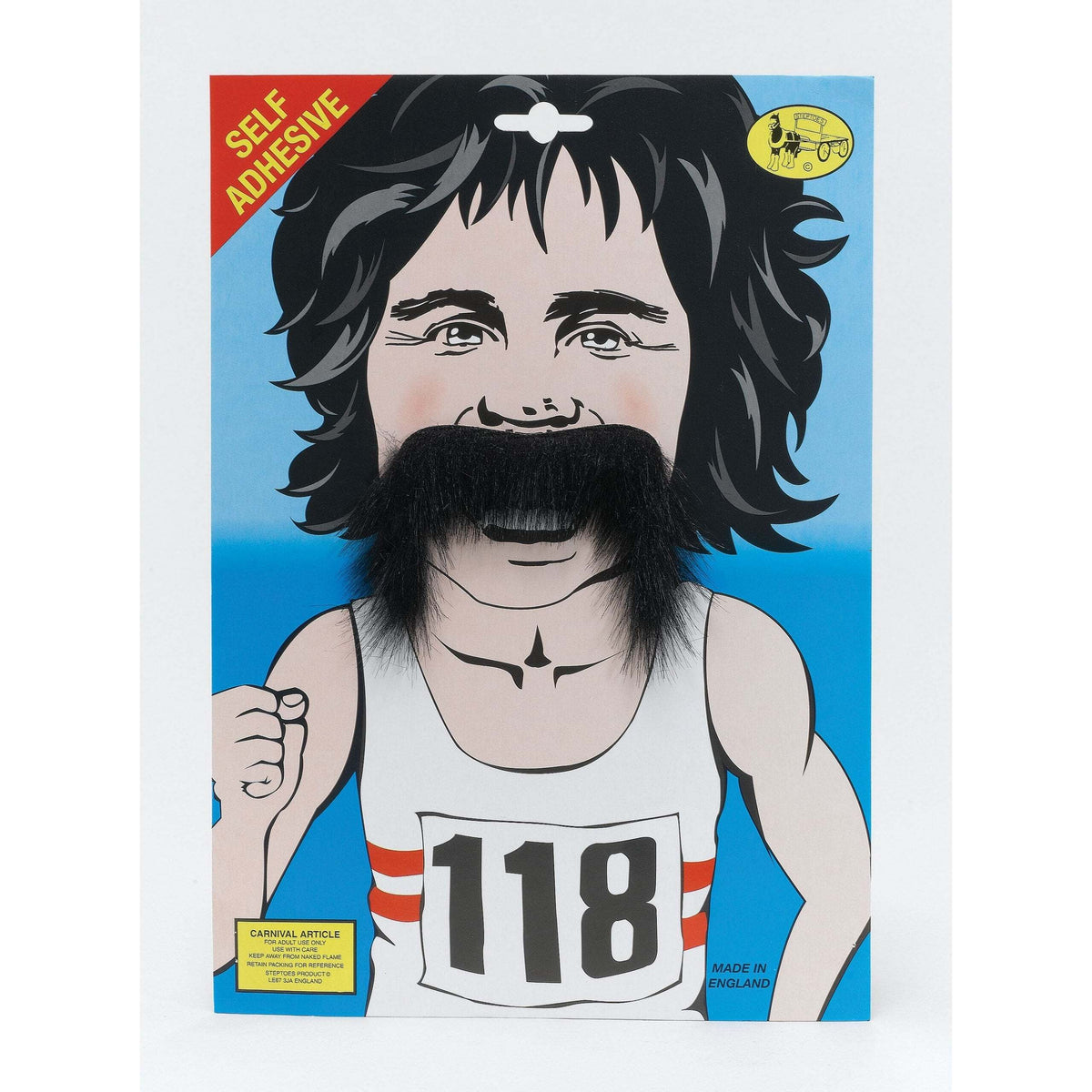 Mens 118 Tash Moustaches and Beards Male Halloween Costume 1