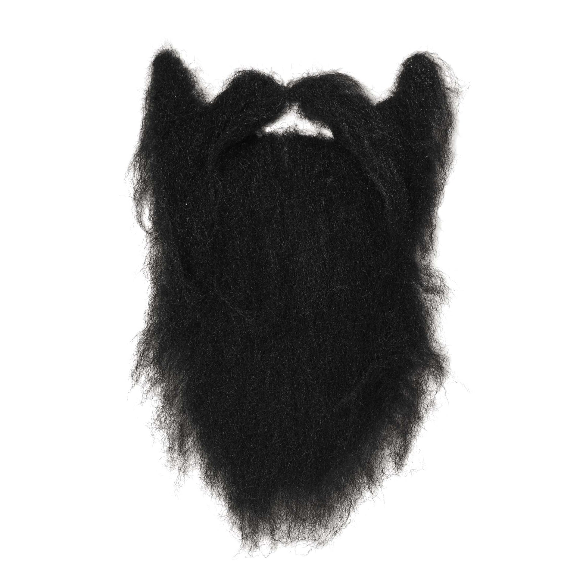 Mens Character Beard Black Large Moustaches and Beards Male Halloween Costume 1