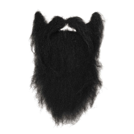 Mens Character Beard Black Large Moustaches and Beards Male Halloween Costume 1