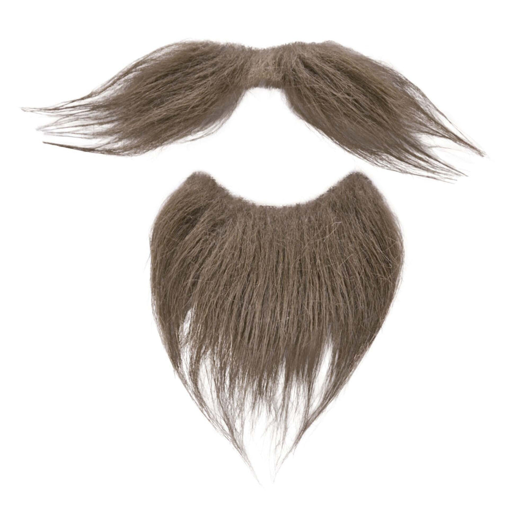 Pirate Brown Beard Moustache Set Caribbean Musketeer 1