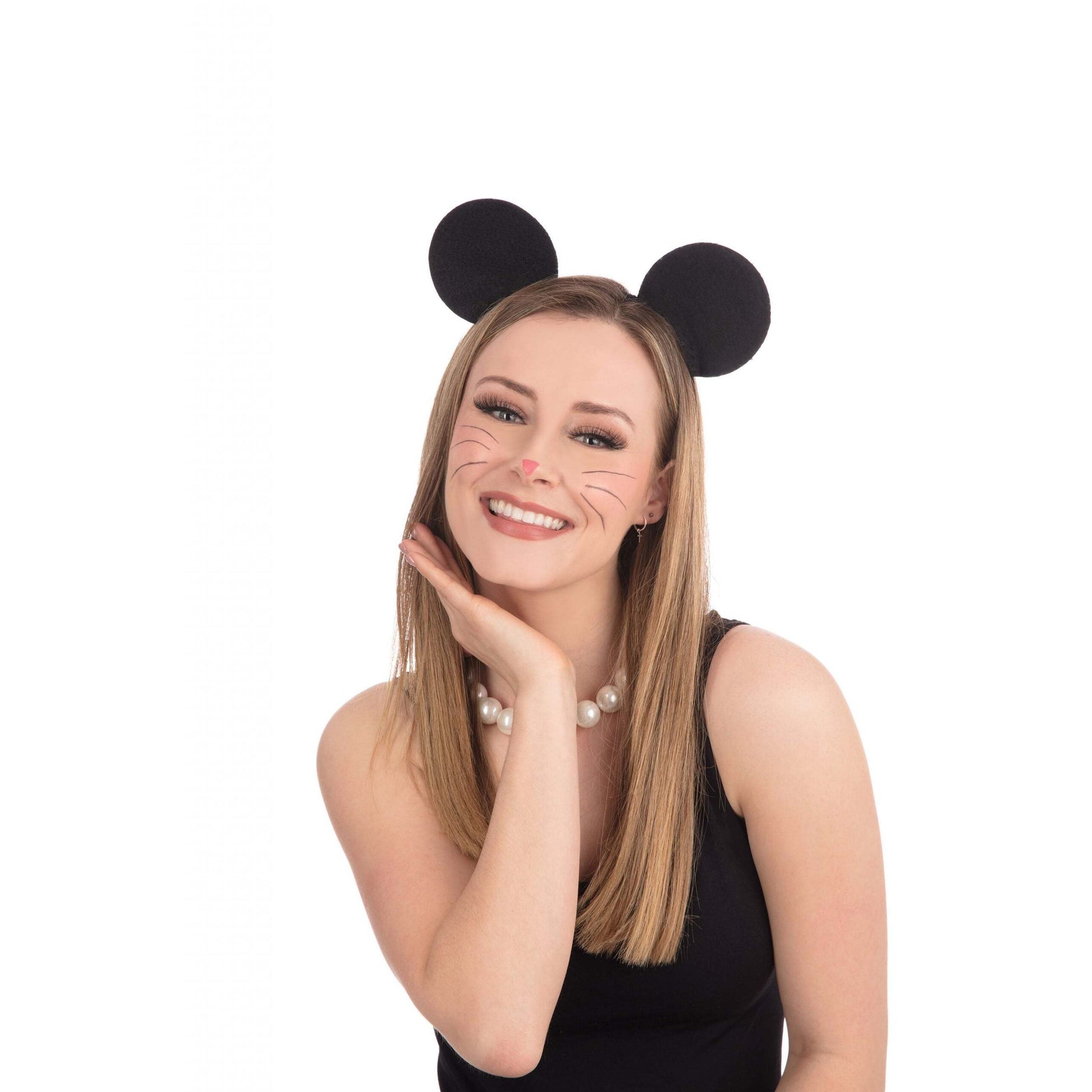 Black Felt Micky Mouse Ears 1