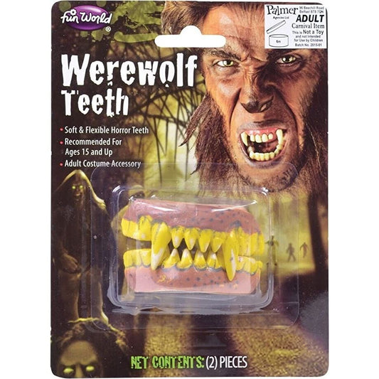 Wolfman Teeth with Thermoplastic Werewolf Fangs 1