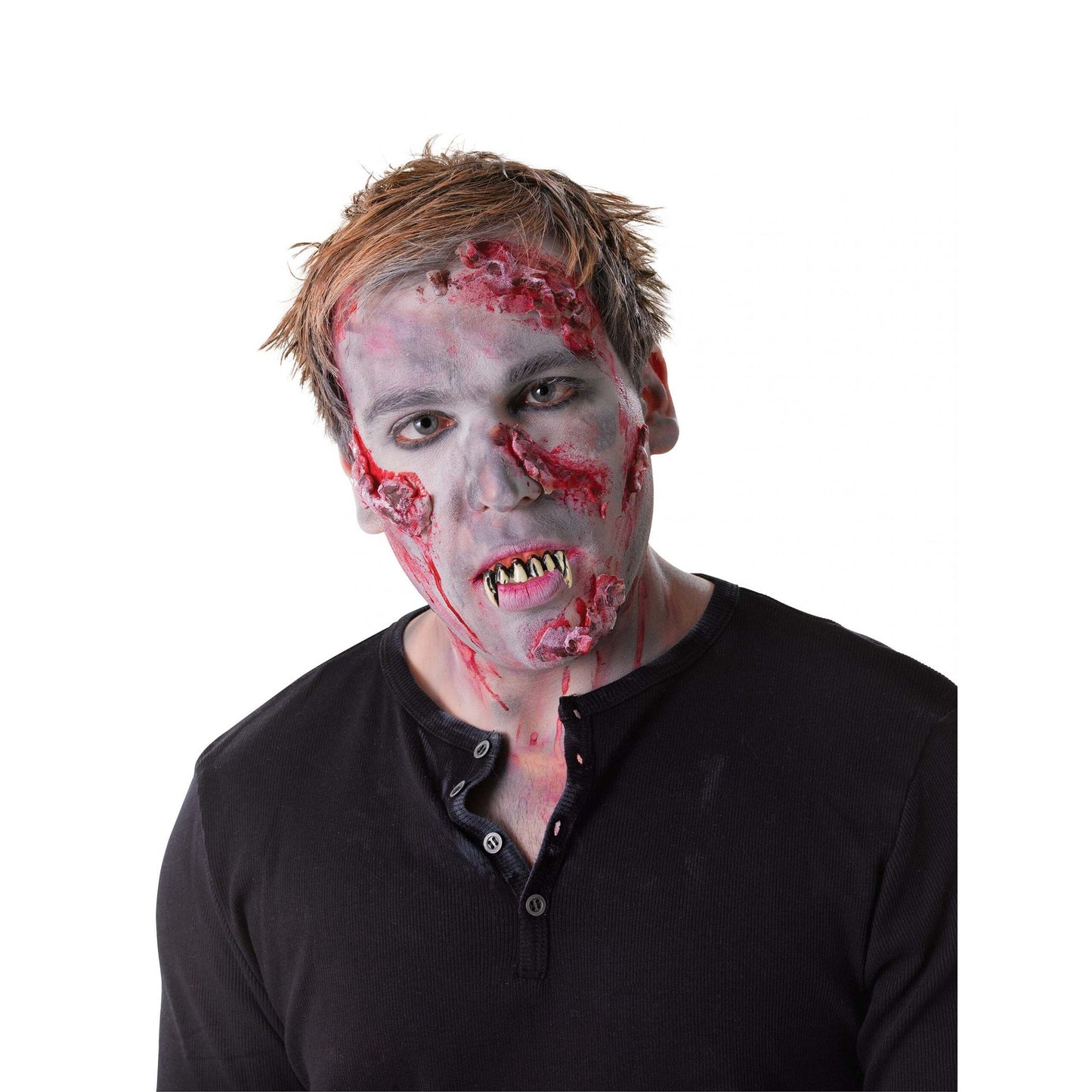 Mens Zombie Teeth With Thermoplastic Miscellaneous Disguises Male Halloween Costume 1