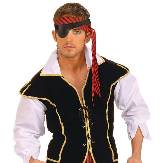 Buccaneer Pirate Eye Patch Miscellaneous Disguises Male 1