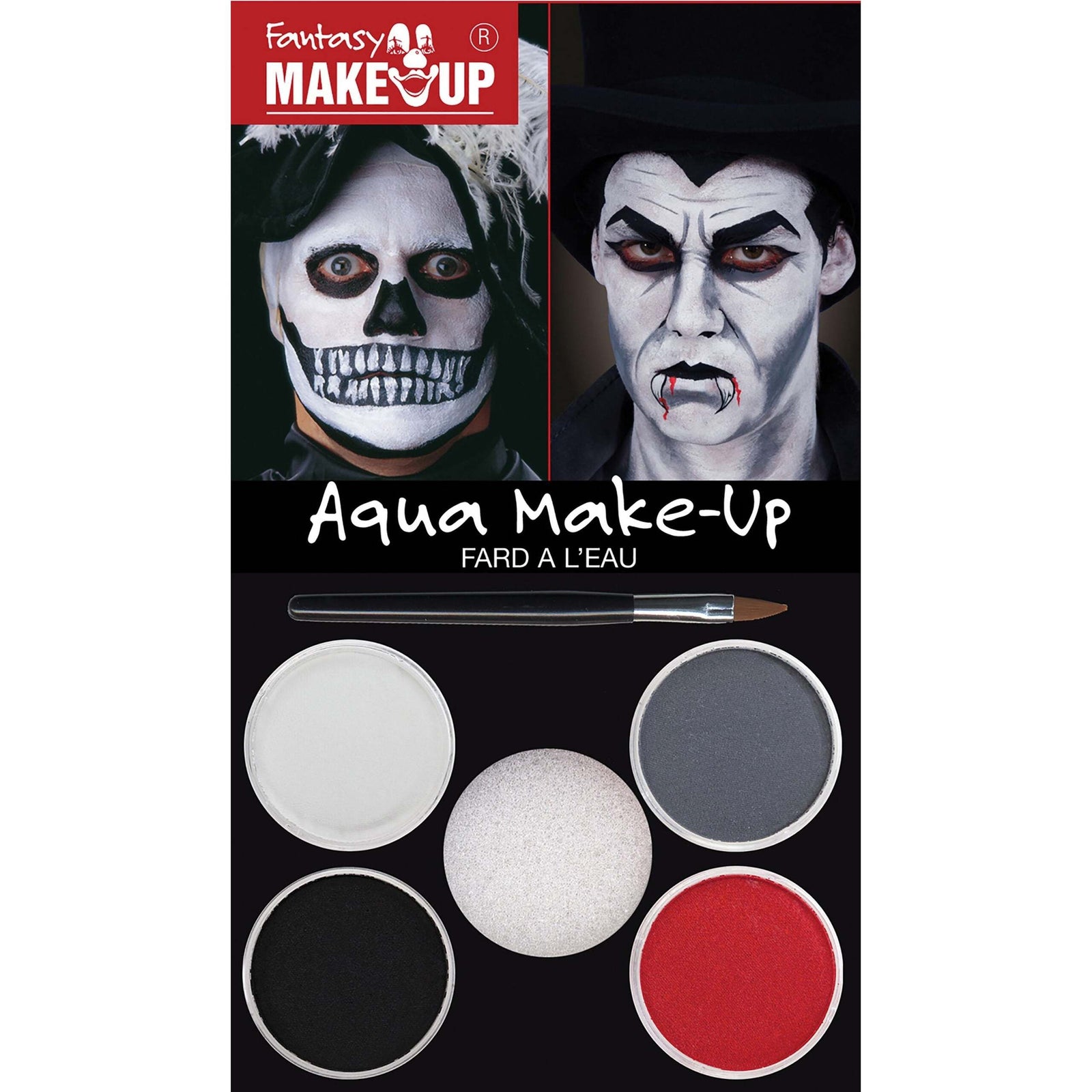 Dracula Skull Aqua Make Up Unisex 1