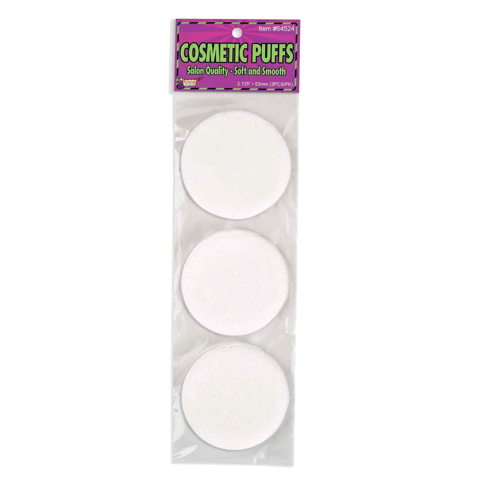 Cosmetic Puffs 3 In Pkt White Make Up Unisex 1