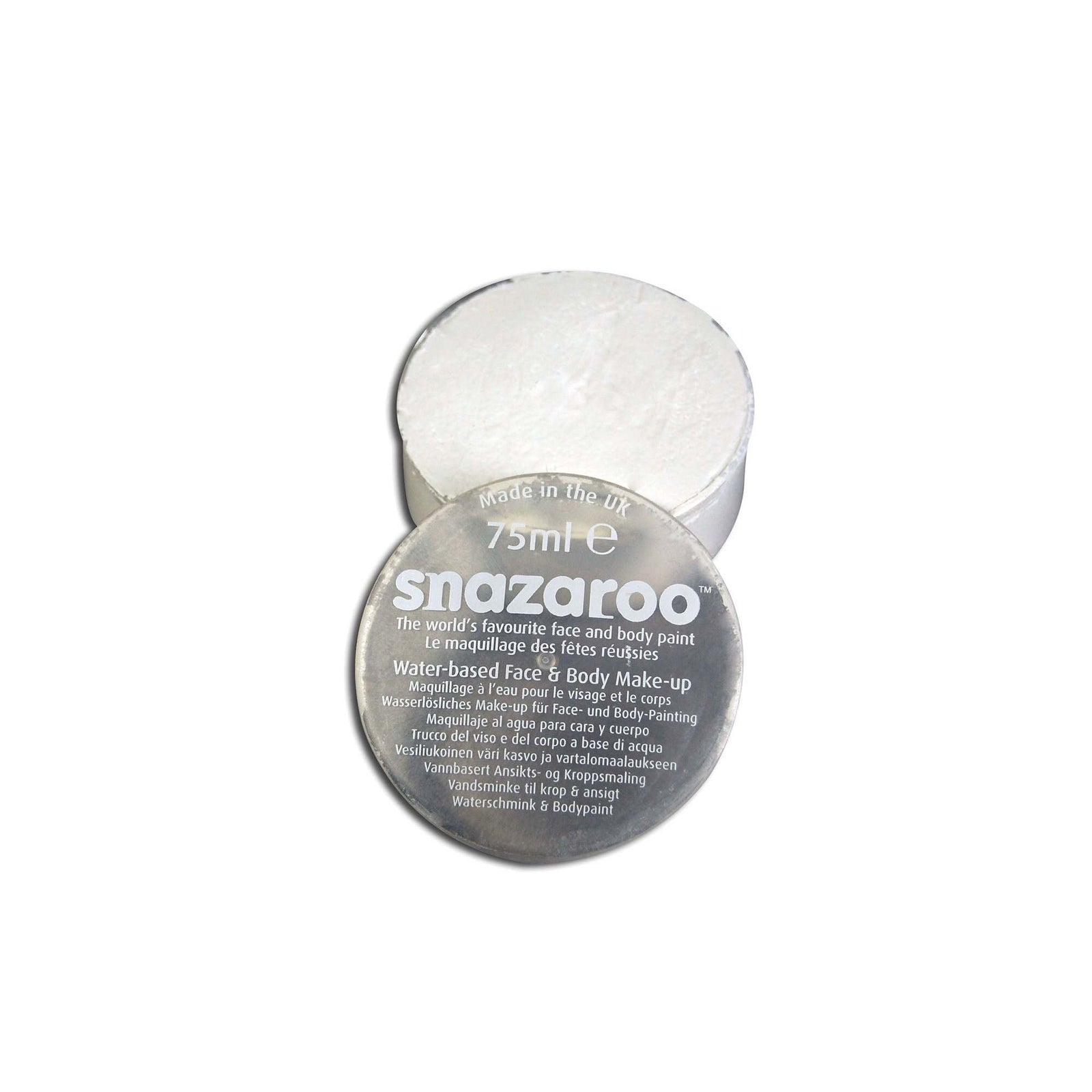 Snazaroo White Make Up 75ml Tub Face Paint 1