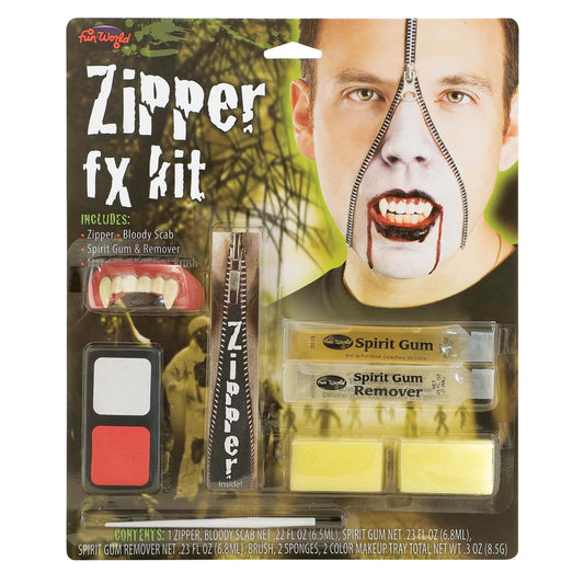 Vampire Zipper FX Kit Make Up Unisex 1