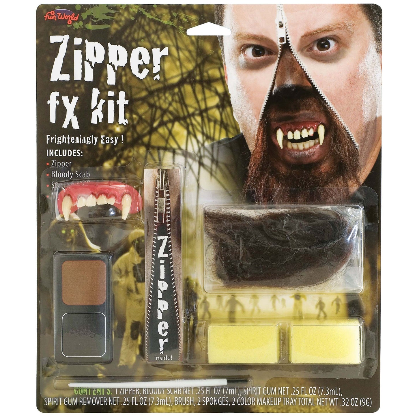 Werewolf Zipper FX Kit Make Up Unisex 1