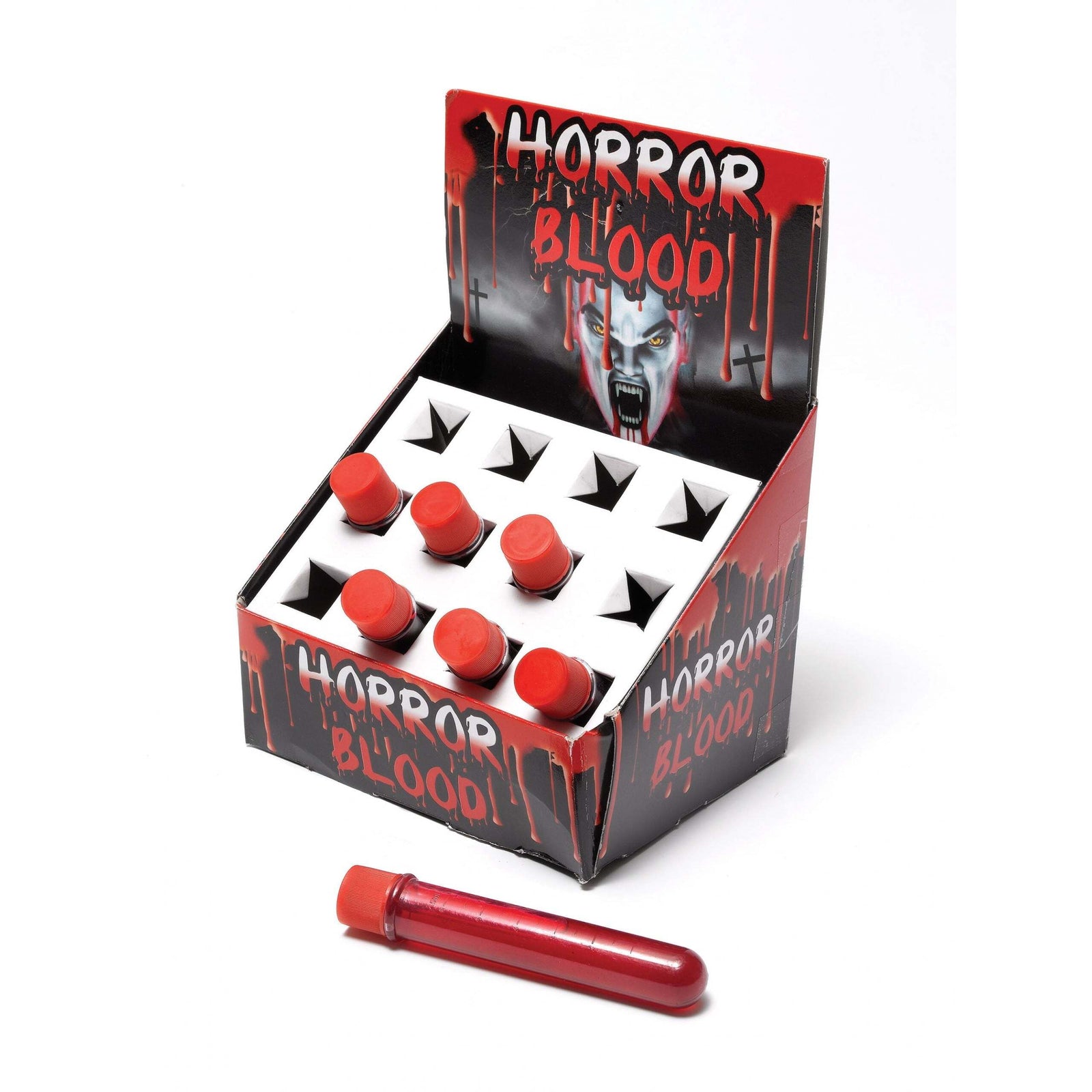 Horror Blood Test Tube Make Up Unisex Box 12 1
