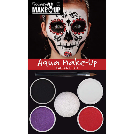 Day Of The Dead Aqua Makeup Kit Make Up Unisex 1