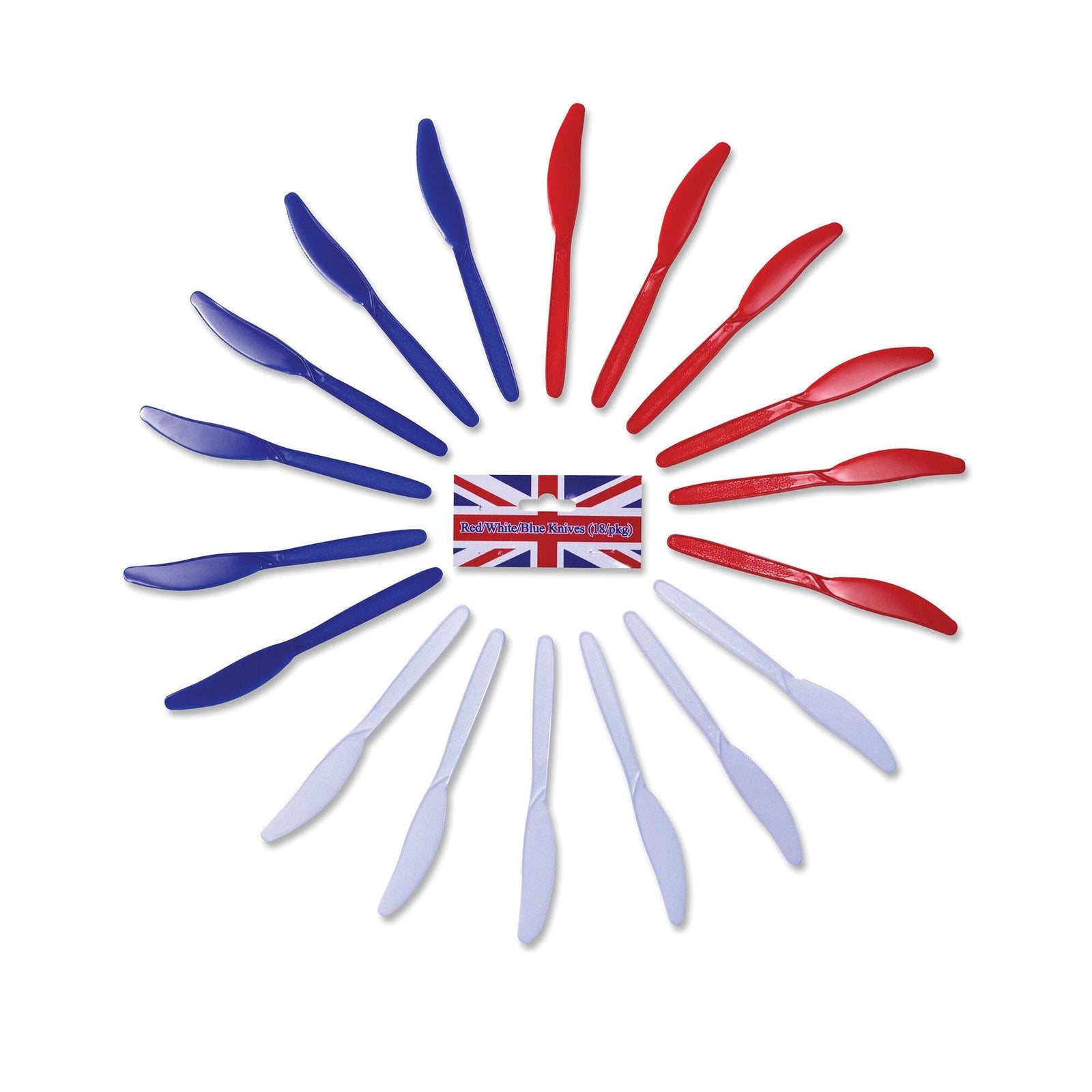 Red White Blue Knives Party Goods Unisex 1