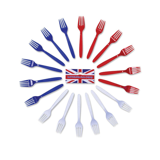 Red White Blue Forks Party Goods Unisex 1