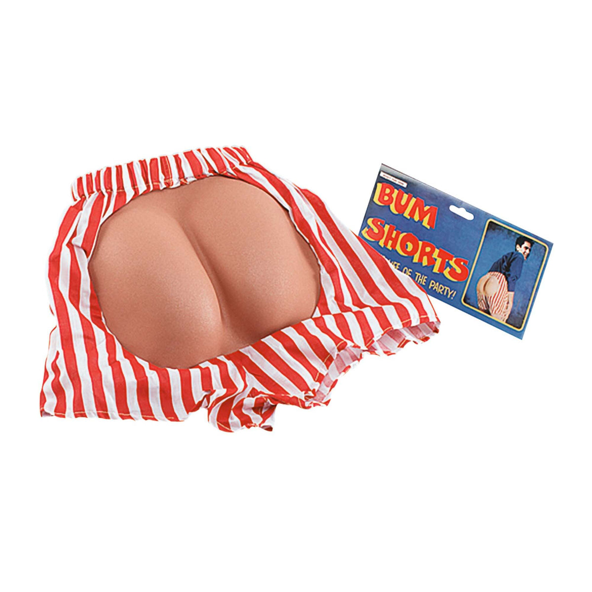 Mens Bum Shorts Red Saucy Goods Male Halloween Costume 1