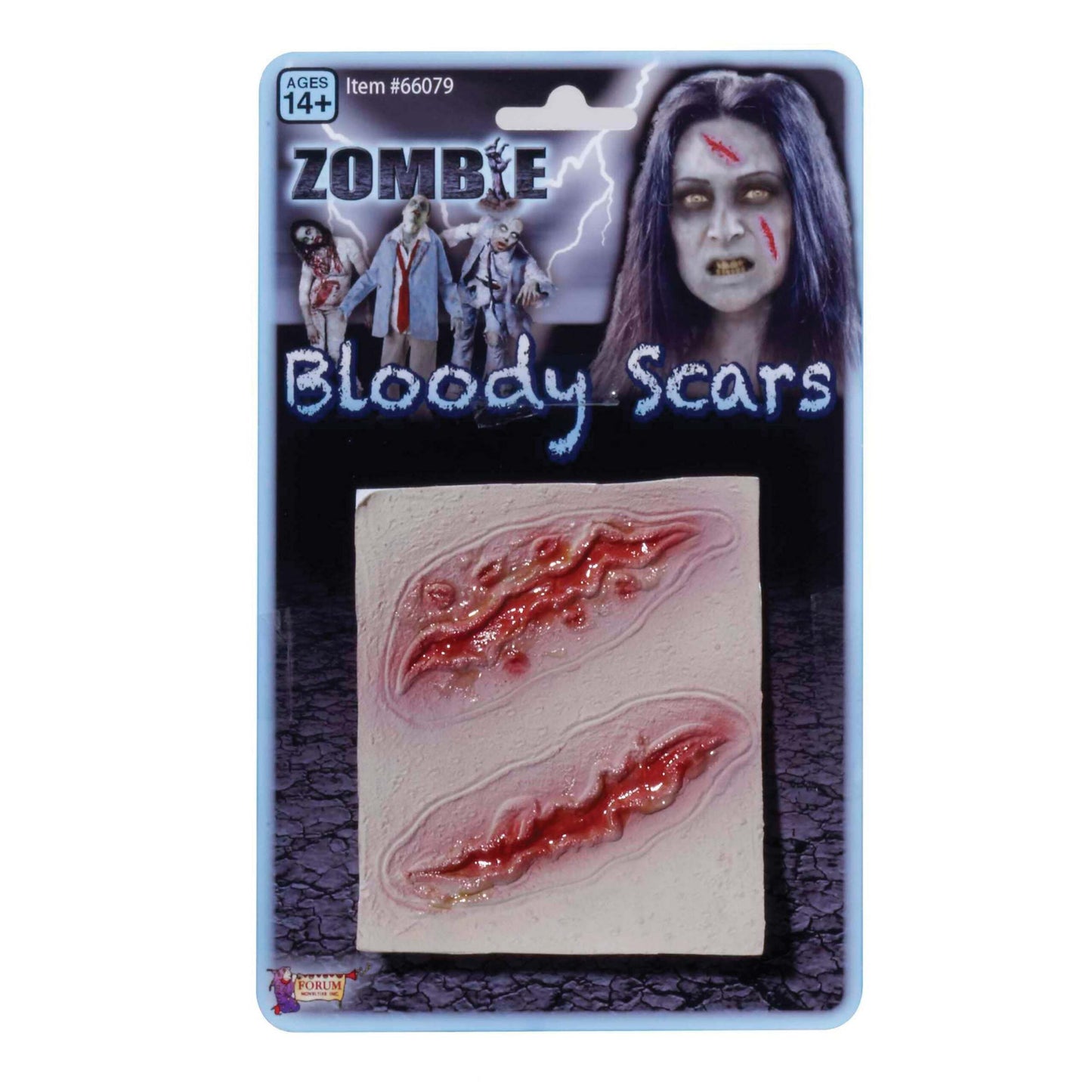 Zombie 2 Wound Scars Make Up Unisex Pack 1