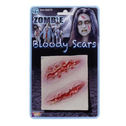 Zombie 2 Wound Scars Make Up Unisex Pack 1