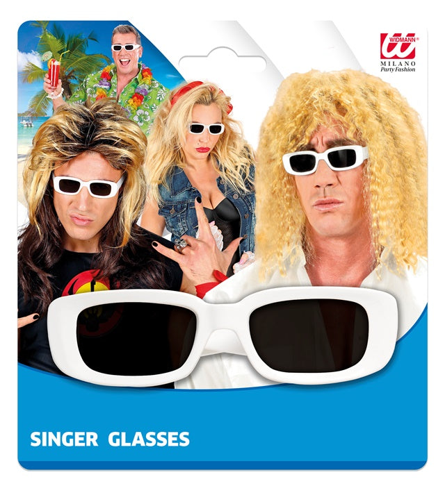 Singer Glasses White
