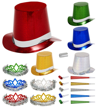 Holographic Multicolor Las Vegas Party Kit