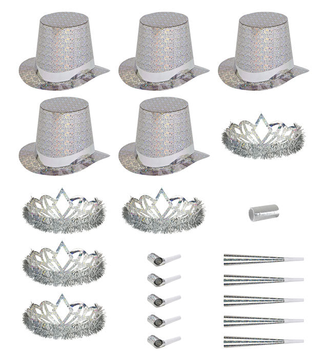 Holographic Diamond Las Vegas Party Kit