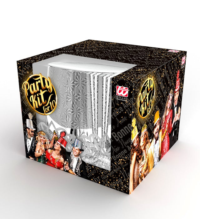 Holographic Diamond Las Vegas Party Kit
