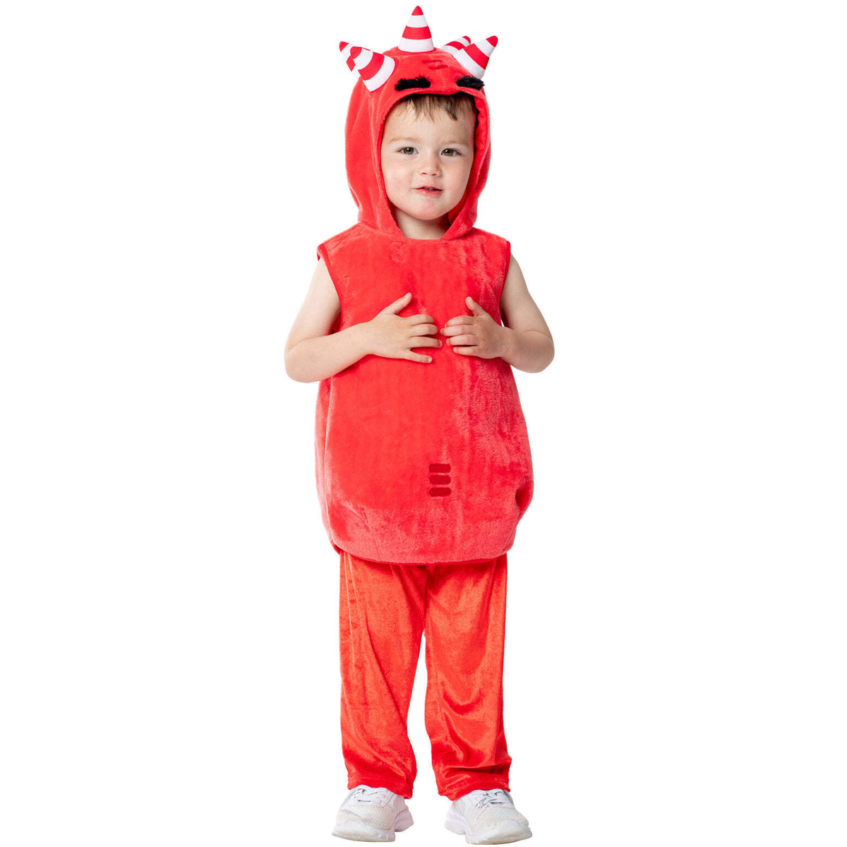 Oddbods Fuse Kids Fur Costume Red 1