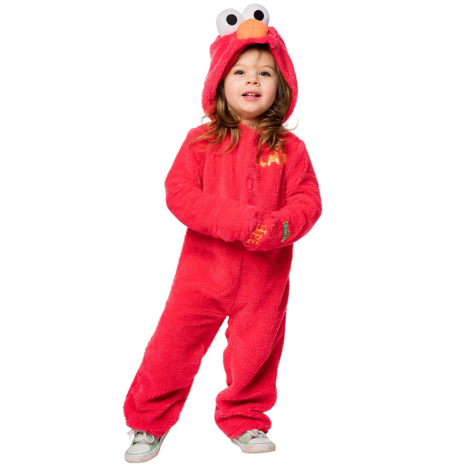Elmo Costume Toddler Sesame Street Soft Fleece Jumpsuit 1