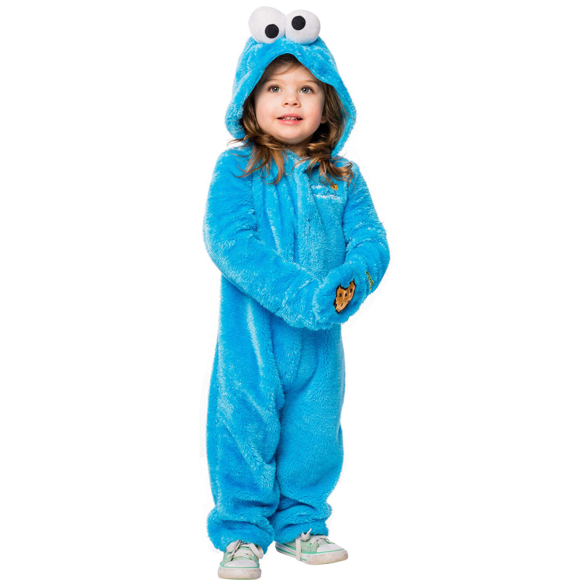 Sesame Street Cookie Monster Costume Toddler Blue Fleece 1