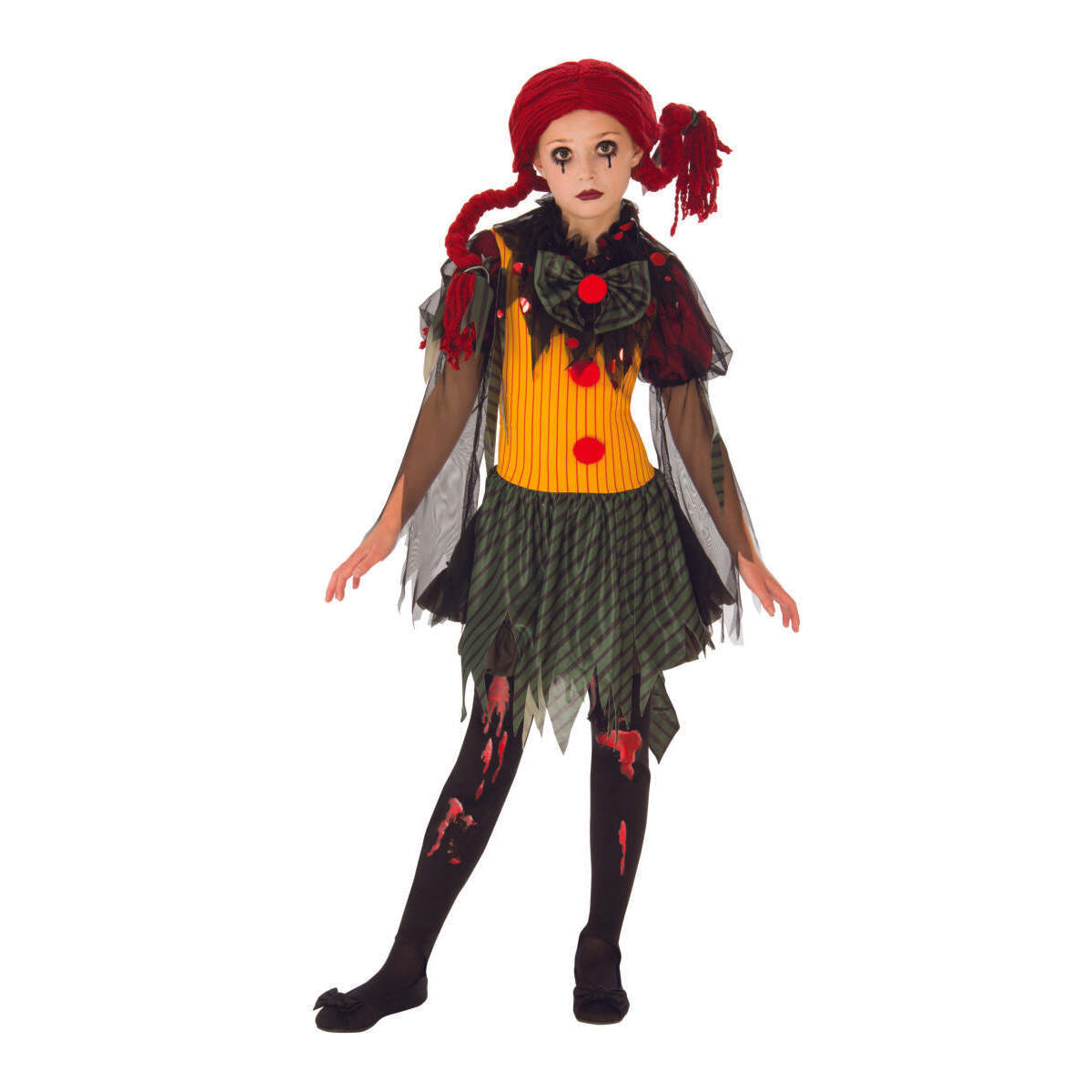 Zombie Girl Clown Costume Childrens Rubies 1