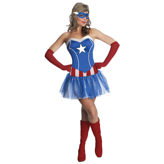 American Dream Womens Blue Captain Costume 1