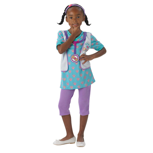 Doc Mcstuffins Pet Vet Childrens Blue Mcstuffin Costume 1