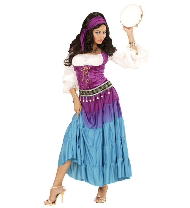 Gipsy  Dress, Coin Belt, Bandana 