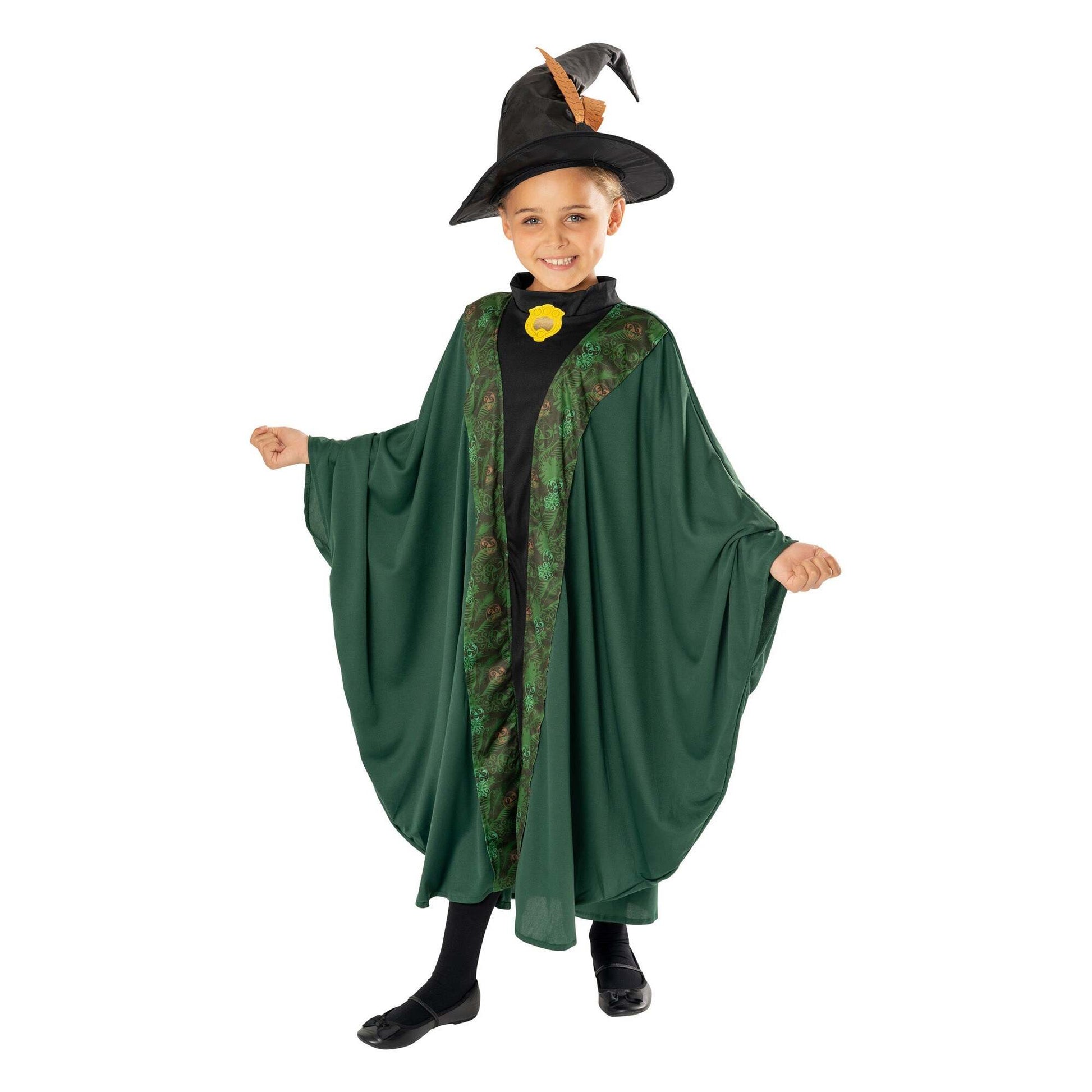 Professor McGonagall Robe Kids Harry Potter Costume 1