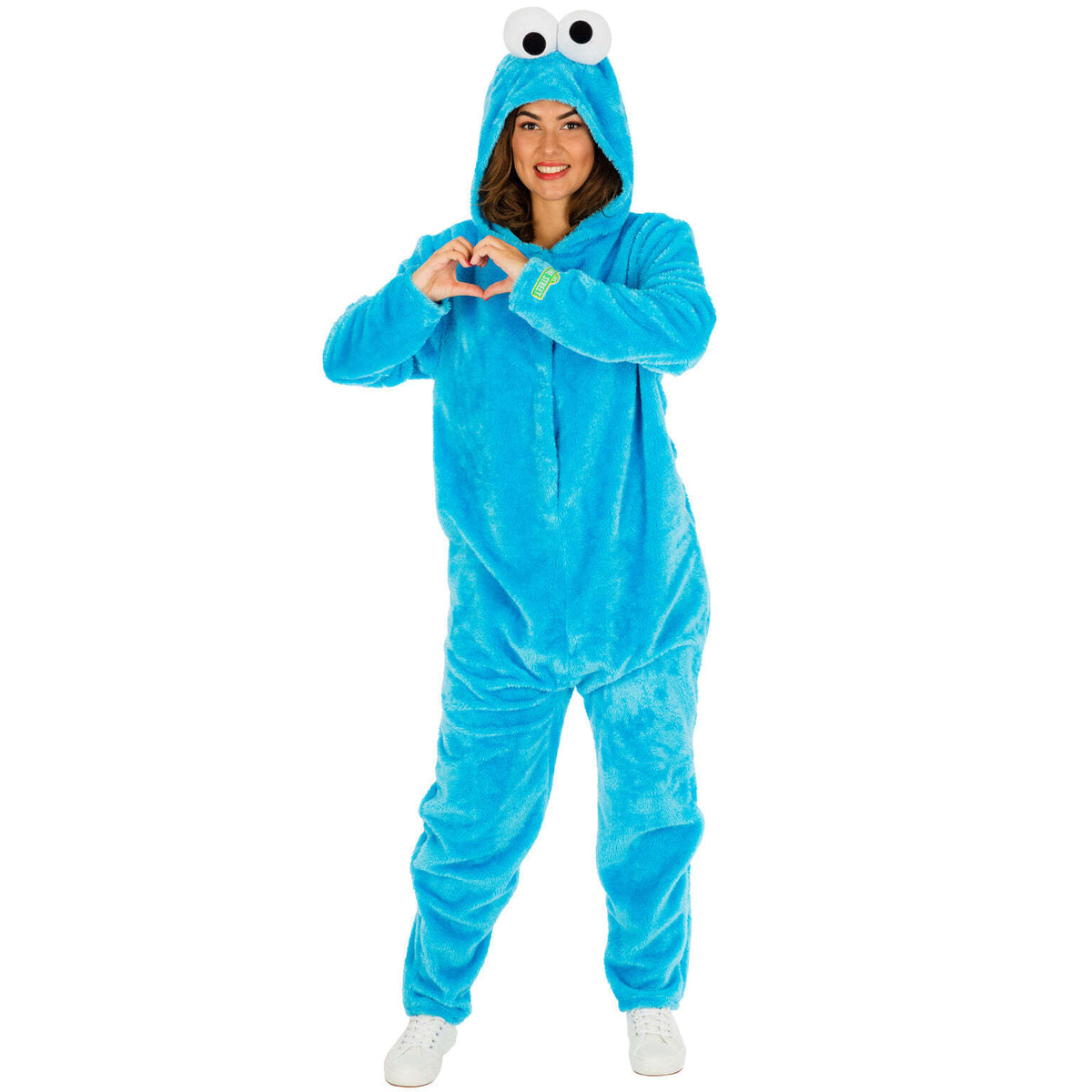 Cookie Monster Sesame Street Adult Costume 1